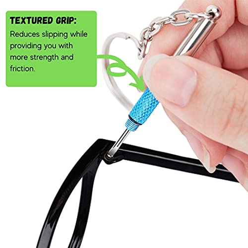 UNEAK - Eyeglass Screwdriver Repair Kit Precision 3 in 1 Mini Screwdrivers Set Keychain Glasses, Sunglasses, Sunglass, Watch, Electronics, Jewelry, Eyeglasses, Flat Head, Phillips, Hex - Image 4