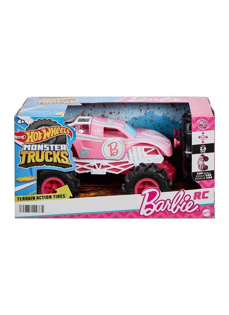 Hot Wheels Barbie 2.4 GHz RC Monster Truck (1:24) - pzsku/ZAE8AB4FDB0BE0117E219Z/45/_/1731238797/91dce4db-67d5-4f25-9a82-25aae7948453