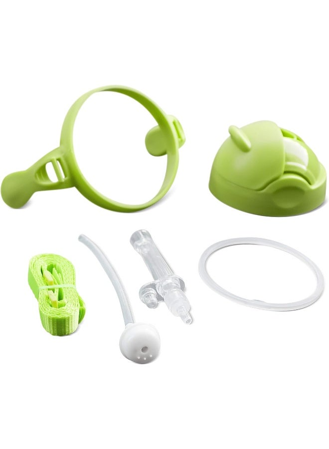 ANPEI 3-in-1 Straw Sippy Cup Conversion Kit (150ml/240ml, Green) - Image 5