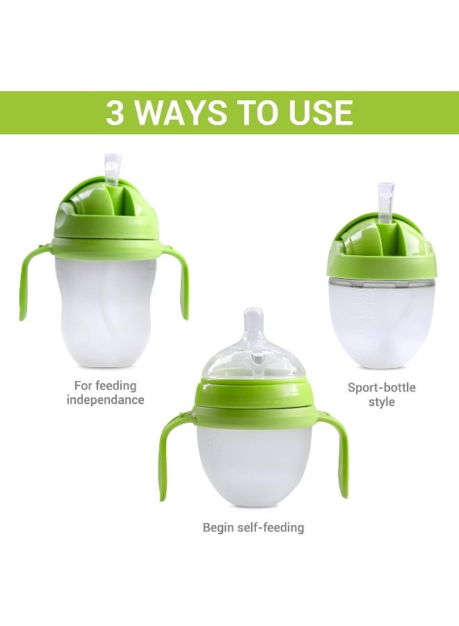 ANPEI 3-in-1 Straw Sippy Cup Conversion Kit (150ml/240ml, Green) - Image 3