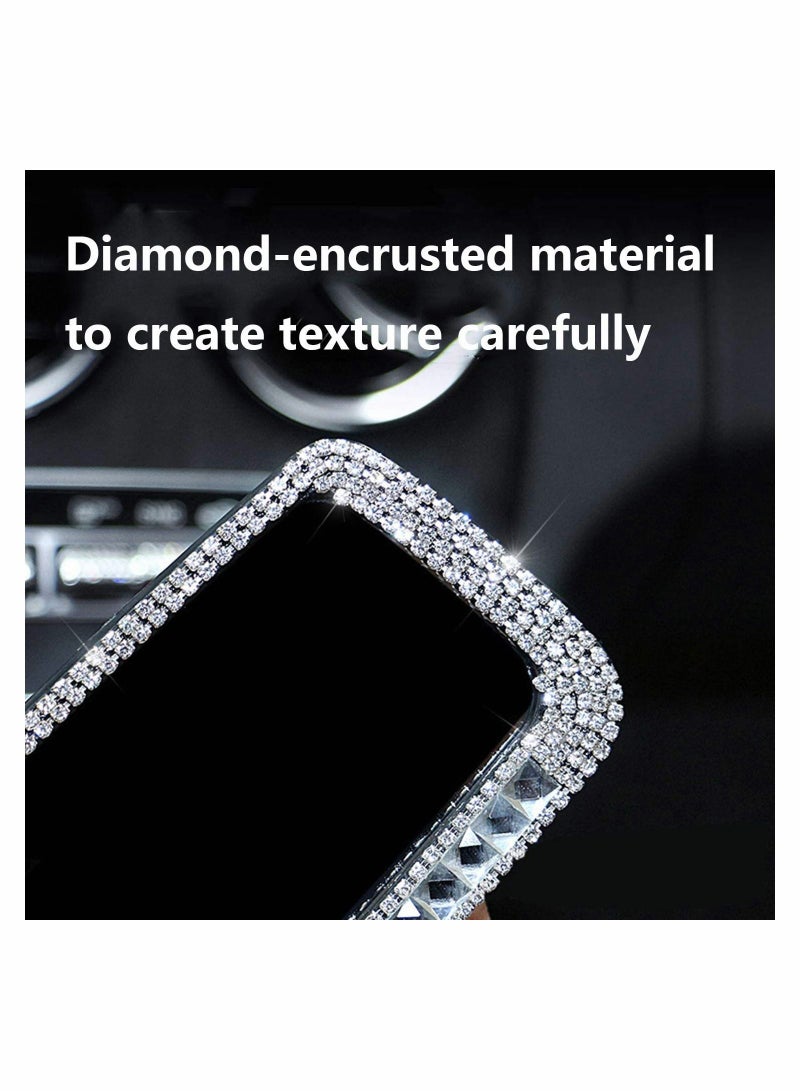 Bling Rhinestone Car Rear View Mirror - Image 3