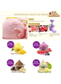Generic New Upgraded Home Ice Cream Machine Classic Original Healthy Dessert Fruit Soft Serve Maker For Soft Serve Gelato Smoothie Slushie Frozen Dairy Free Yogurt  - Image 4
