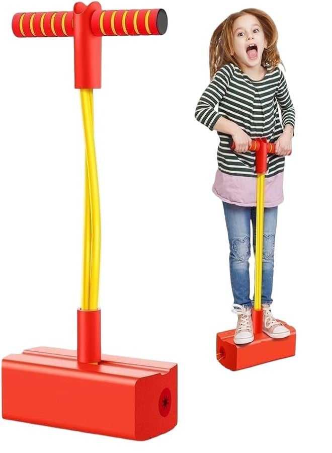 Suvaniq Kids Pogo Jumper Fun and Safe Pogo Stick for Toddlers, Durable Foam Bungee Jumping Stick Makes Squeaky Sounds Improves Balance, Bouncing Toy for Ages 3 and up Holds up to 250lbs - Image 1
