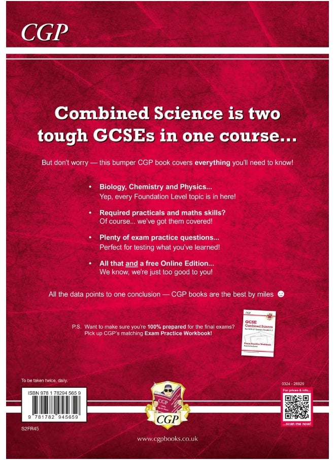 Coordination Group Publications Ltd (CGP) Grade 9-1 GCSE Combined Science: OCR 21st Century Revision Guide with Online Edition Foundation  - Image 2