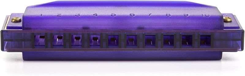 HOHNER Translucent Harp C Harmonica - Purple - Image 4