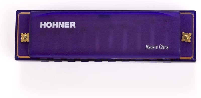 HOHNER Translucent Harp C Harmonica - Purple - Image 3