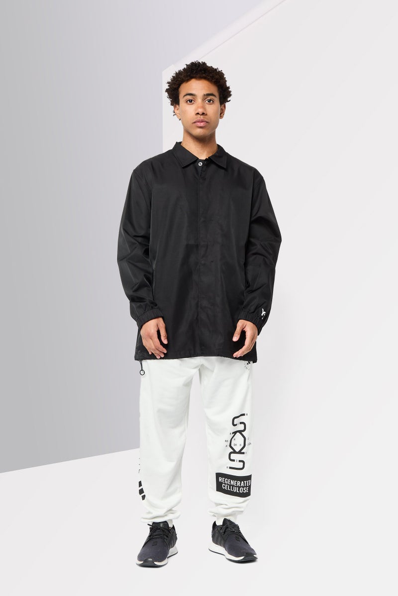 Adidas Men Sportswear Fit Outdoor Jacket, Black - Image 4