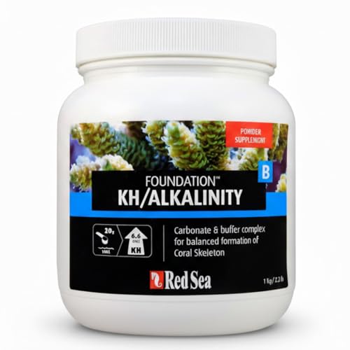 Red Sea Reef Foundation B Alkalinity (KH) Supplement, 1kg Powder - Boosts Carbonate Levels for Strong Coral Skeletons in Reef & Marine Aquariums - Image 1