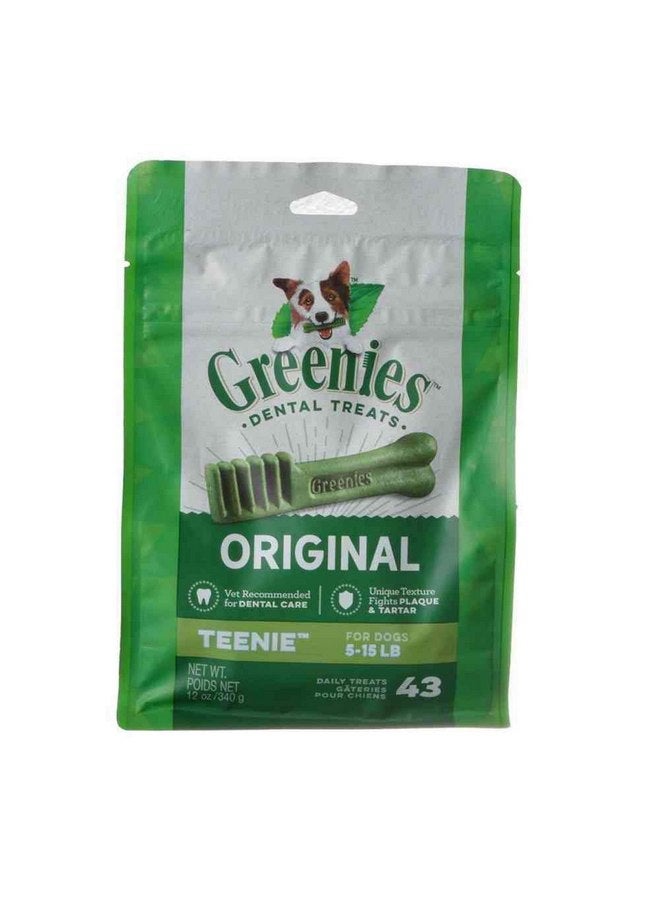 Greenies Dental Chews Dog Treats Teenie 12 oz