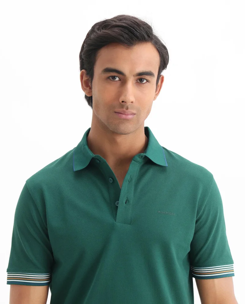 Rare Rabbit Men's Multi Tipping Polo