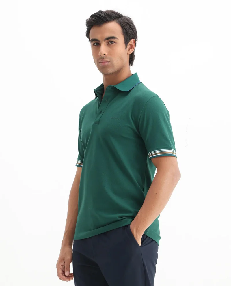 Rare Rabbit Men's Multi Tipping Polo