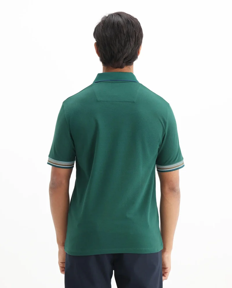 Rare Rabbit Men's Multi Tipping Polo