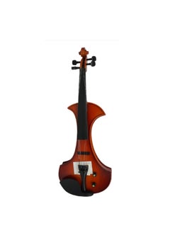 Megarya Electric Violin Student Starter Kit Red Brown Handmade Finish With Brazilian Wood Bow  - Image 2