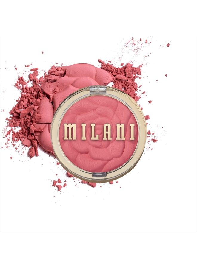 MILANI Rose Powder Blush - Wild Rose (0.6 Ounce) Cruelty-Free Blush - Shape, Contour & Highlight Face with Matte or Shimmery Color - Image 1