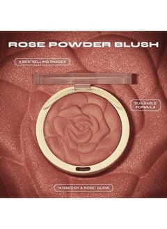 MILANI Rose Powder Blush - Wild Rose (0.6 Ounce) Cruelty-Free Blush - Shape, Contour & Highlight Face with Matte or Shimmery Color  - Image 2