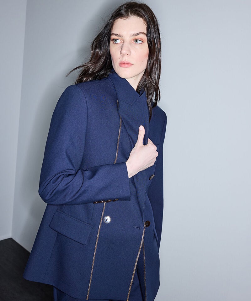 Ipekyol Contrast Stitch Double-Breasted Blazer - Image 3