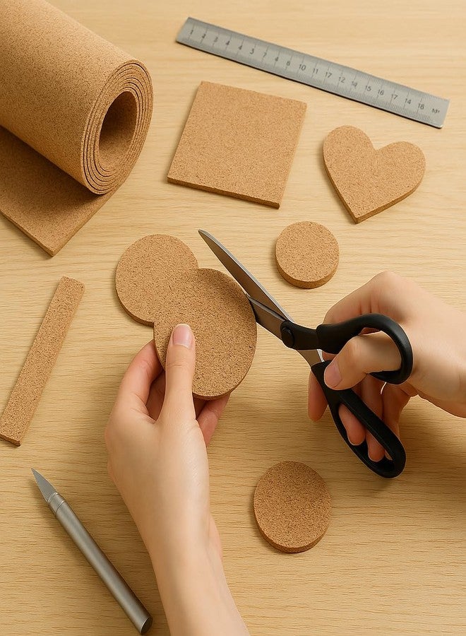 YCCYYCCY Cork Board Roll, 1/8" (3mm) Thick Cork Boards for Walls, 16"x47"(40x120cm) Cork Board Roll for Office, Home, School(Not Self-Adhesive) - Image 5