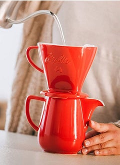 Melitta Original 1 x 4 Coffee Filters - Pack of 40 Filters, White  - Image 3