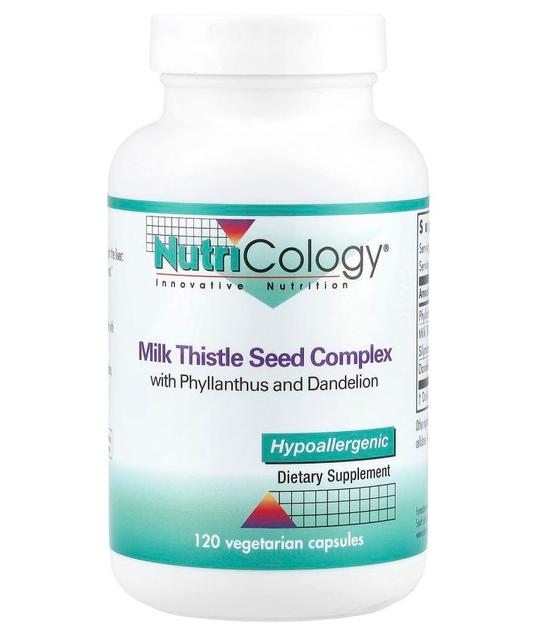 Nutricology Milk Thistle Seed Complex 120 Vegetarian Capsules