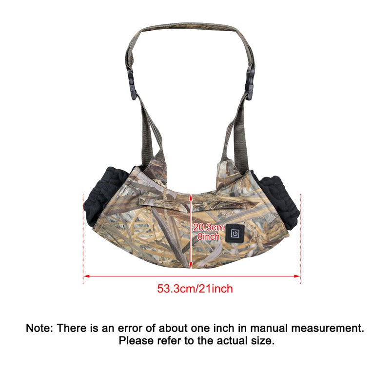 MDSTOP Heated Hand Muff, Electric Heating Hand Warmer Pouch, Suitable for Outdoor Hunting, Sports, Photography, Golf, Hike, Football, Snow Camping in Cold Winter Keep Warmth ï¼ˆNo-Batteryï¼‰ - Image 5