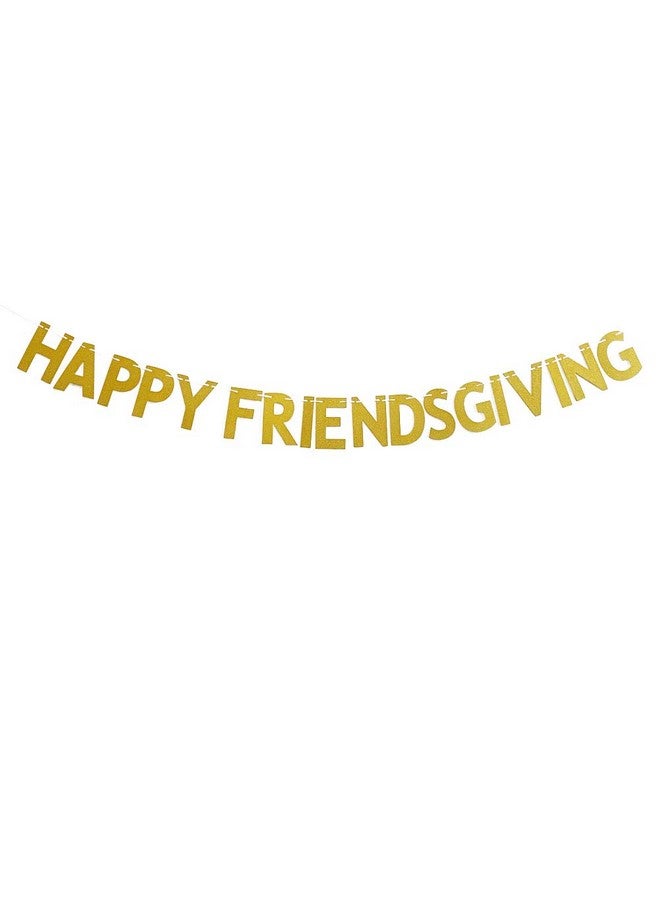 MAGQOO Happy Friendsgiving Banner Sign Thanksgiving Friends Party Banner Decor Seasonal Fall Home Decor - Image 1