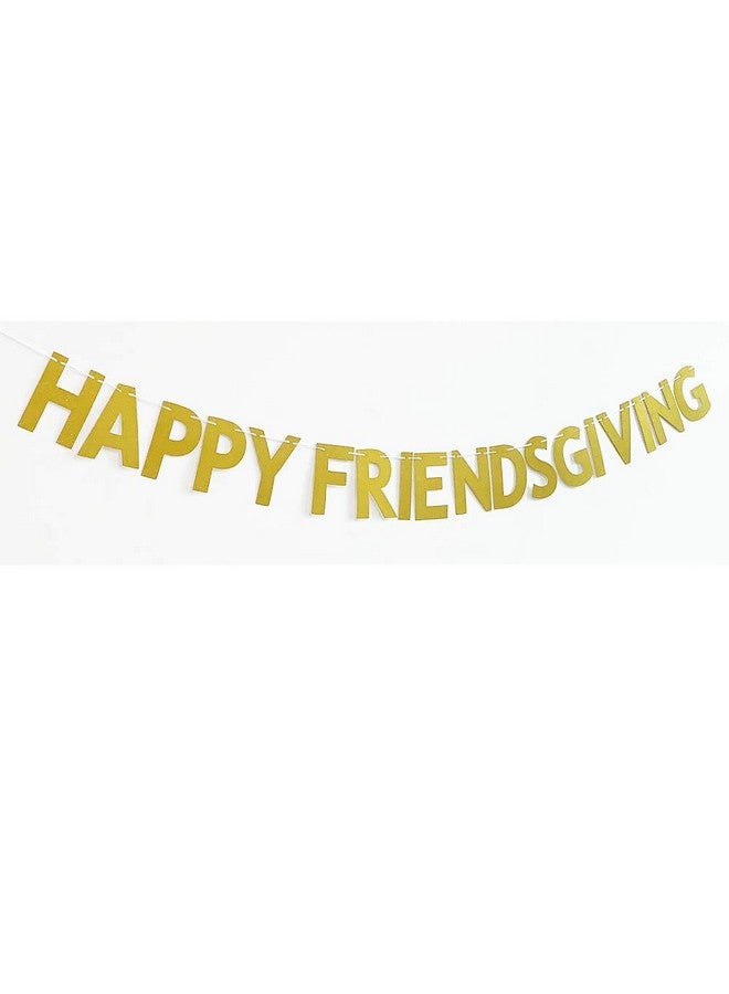 MAGQOO Happy Friendsgiving Banner Sign Thanksgiving Friends Party Banner Decor Seasonal Fall Home Decor - Image 2