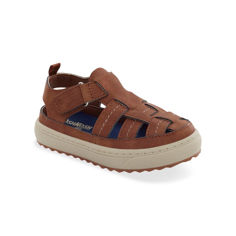 OSHKOSH B'gosh OSHKOSH, Unisex, ANCHOR, Sandal, BROWN, Size 10 - Image 1