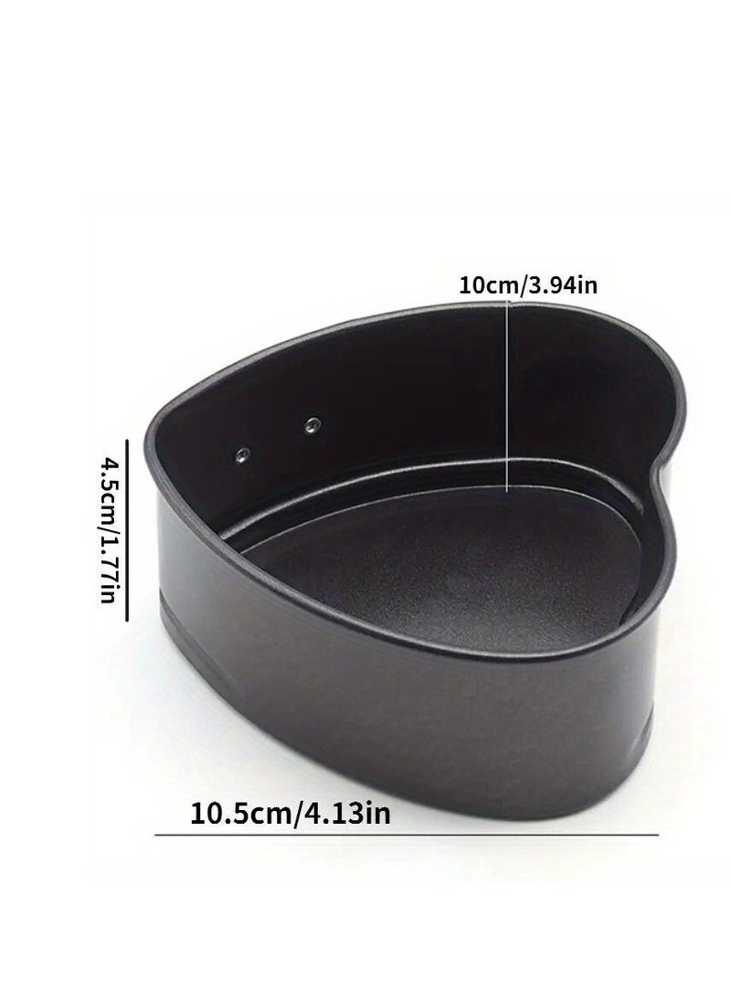 Generic - Nonstick Heart Shape Springform Cake Pan - Perfect for Cheesecake, Fried Eggs, Pudding, and More - Removable Bottom and Leakproof - Essential Baking Tool and Kitchen Accessory - Image 1