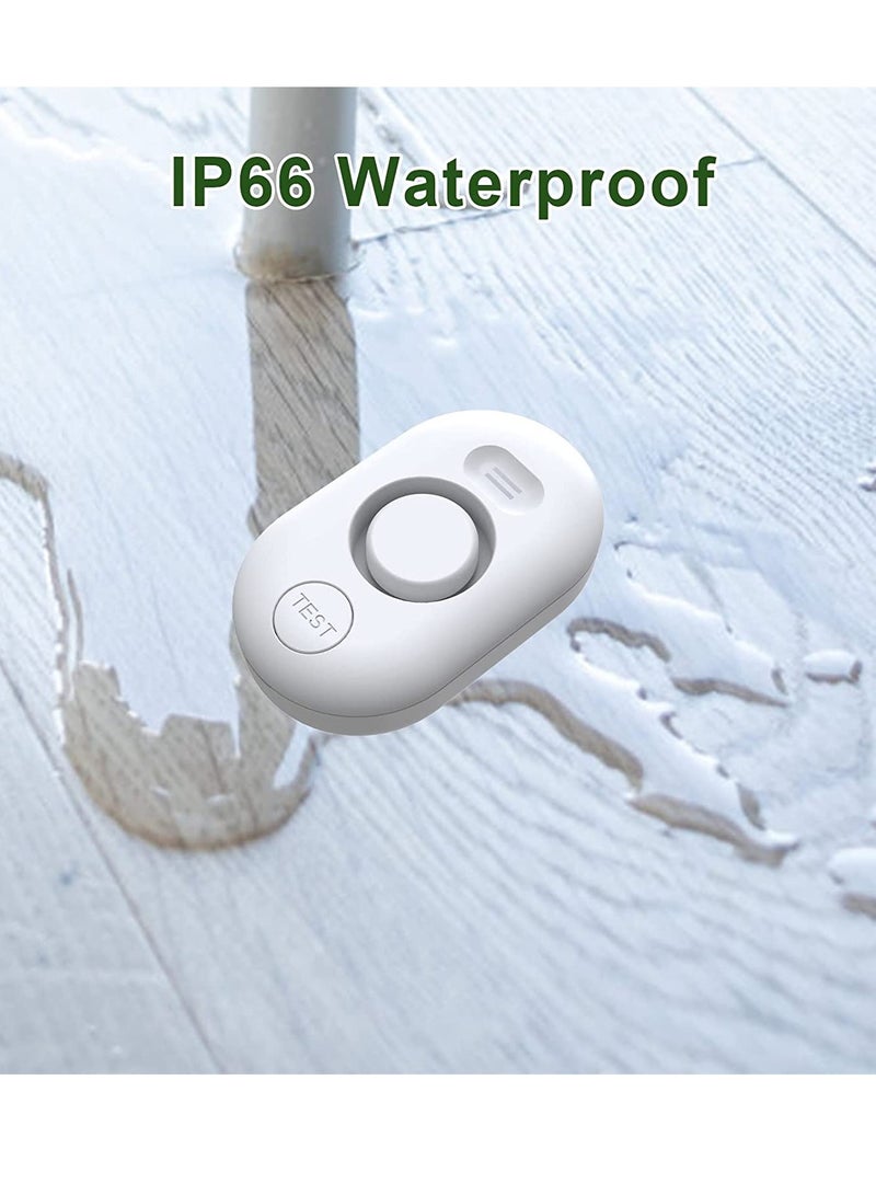 Water Leak Detector Sensor Alarm, Home Water Flooding Monitor Smart Sink Overflow Monitoring Adjustable Wet Moisture Alert Pipe Leakage Drip Detection Warning - Image 5