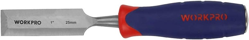 WORKPRO W043007 Wood Chisel, 1 In. Wide Blade, Chrome-Vanadium Steel Construction (Single Pack) - Image 1