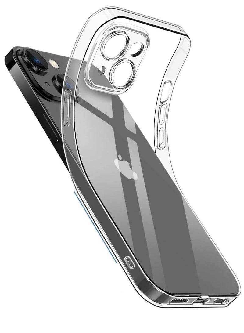 MUNTAQI Premium Clear Case Compatible with iPhone 15 Plus Back Cover With Full Camera Lens Coverage, Anti-Yellowing & Slim Case - Image 1