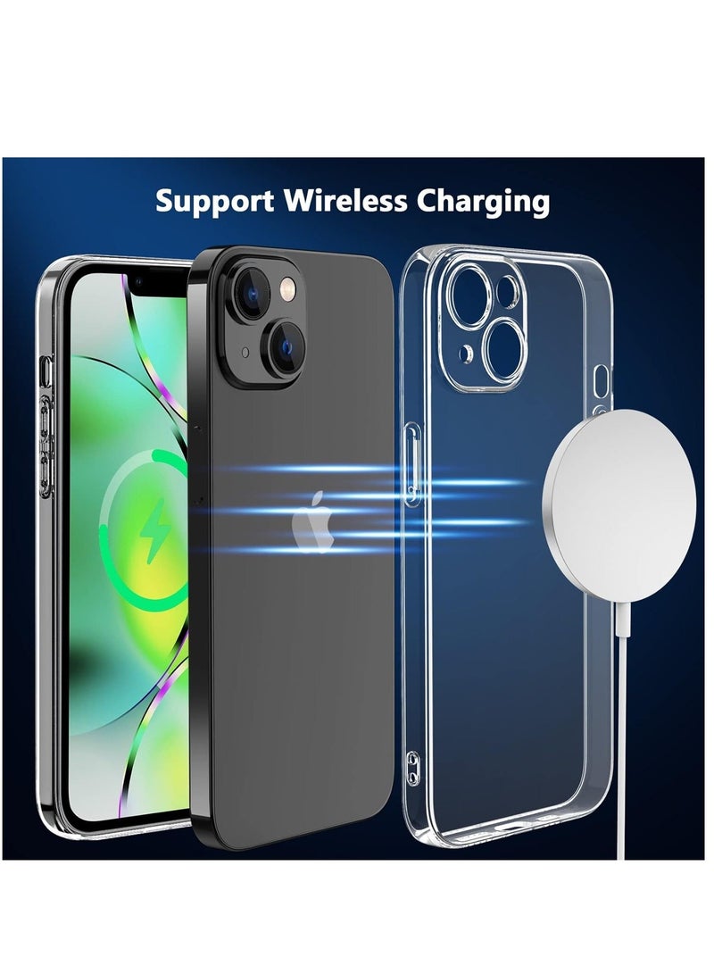 MUNTAQI Premium Clear Case Compatible with iPhone 15 Plus Back Cover With Full Camera Lens Coverage, Anti-Yellowing & Slim Case - Image 5