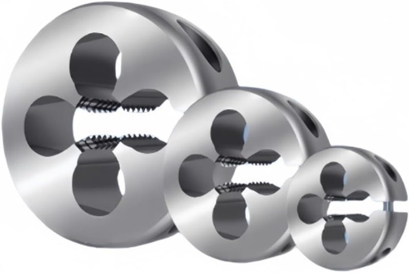 Round Threading Die 1PCS Adjustable pipe round Die PT PS G PF NPT NPS 1/16-27 1/8-27 1/4-18 3/8-18 1/2-14 Screw Thread Threading Dies(PT3I8-19) - Image 1