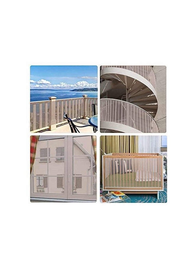KASTWAVE Child/Pet Safety Net,Durable Banister Guards for Kids Safety for Indoor Stairs Rails Cribs Balcony - Image 4