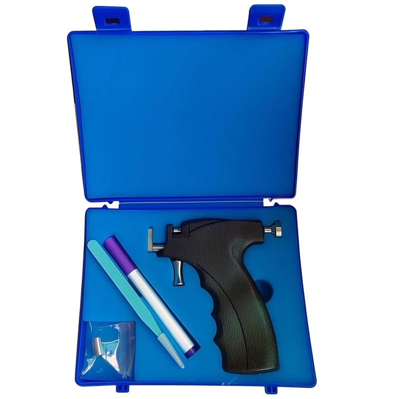 Ear Piercing Tool Kit With Stainless Steel Device, Tweezers, And Marker, Perfect For Home Use By Students - Image 1