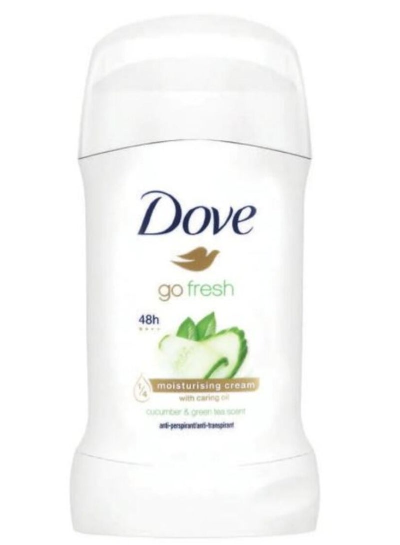 Dove Go Fresh Moisturising Cream Deodorant Stick with Cucumber And Green Tea 40g