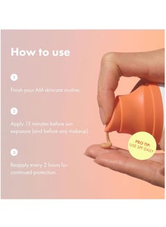 Hero Force Shield Superlight Apricot Sunscreen from Hero Cosmetics SPF30   50ml  - Image 3