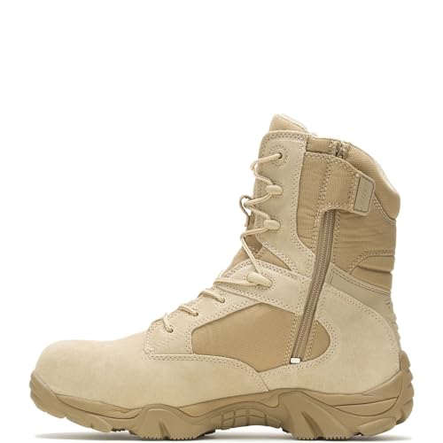 Bates Men's Gx-8 Comp Toe Side Zip Work Boot,Desert/Tan,7 EW US - Image 3