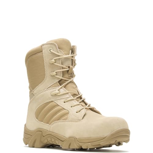 Bates Men's Gx-8 Comp Toe Side Zip Work Boot,Desert/Tan,7 EW US - Image 2