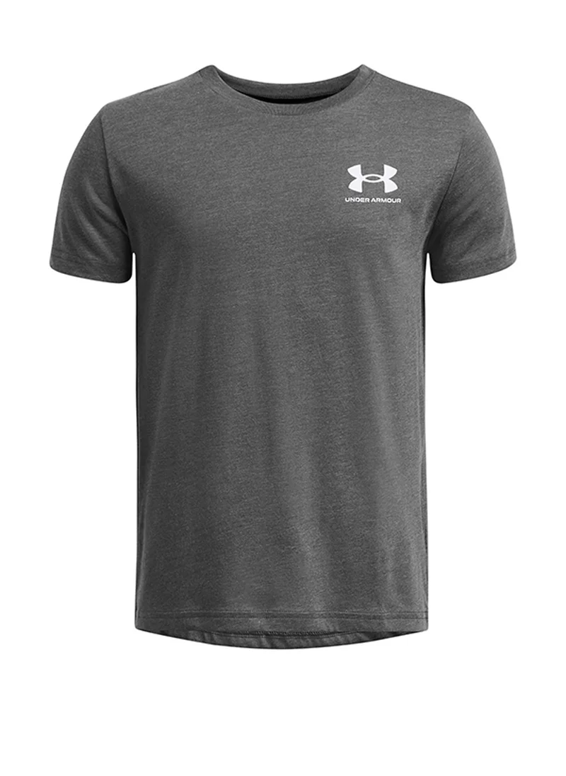 UNDER ARMOUR Boys' Sportstyle Left Chest Logo Short Sleeve T-shirt