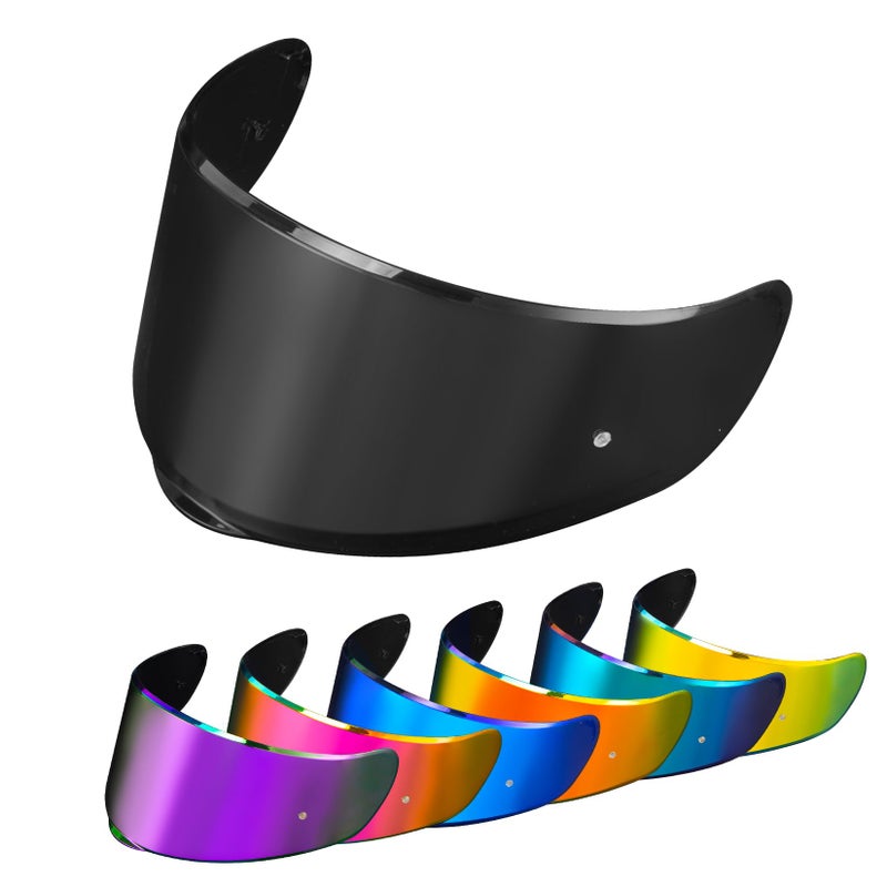 PSLER Sedici Strada 2 Visor - Sedici Strada 2 and Strada 3 Face Shield Motorcycle Helmet visor Accessories Replacement for LS2 FT2 VECTOR Sedici Strada 2 Strada 3 FF801 FF397ï¼ŒDark Black - Image 1