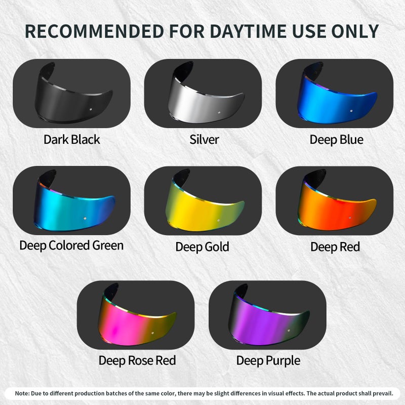 PSLER Sedici Strada 2 Visor - Sedici Strada 2 and Strada 3 Face Shield Motorcycle Helmet visor Accessories Replacement for LS2 FT2 VECTOR Sedici Strada 2 Strada 3 FF801 FF397ï¼ŒDark Black - Image 4