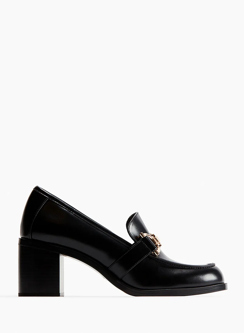 H&M Block-Heeled Loafers
