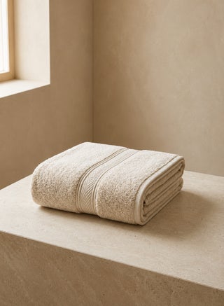 Cream Bath Towel
