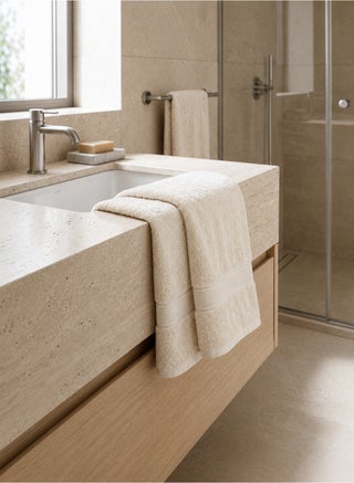 Cream Bath Towel