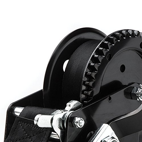 TR Industrial 1200 lb. Trailer Winch with Pre-Installed 20 ft. Strap and Hook - Image 2
