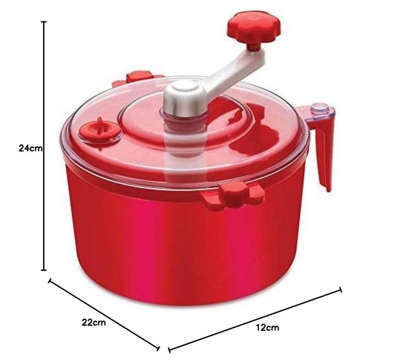 HETARMI ENTERPRISE Hetarmi 2 in 1 Dough MakerAtta Maker Liquid Mixer Machine Chopper Multi Color - Image 5