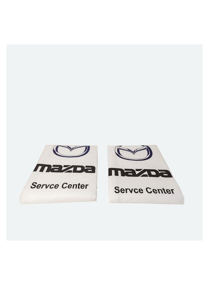 MAZDA Universal Car Seat Dust Dirt Protection Cover Extra Protection For Your Seat 2pcs Set Car Seat Cover - Image 4