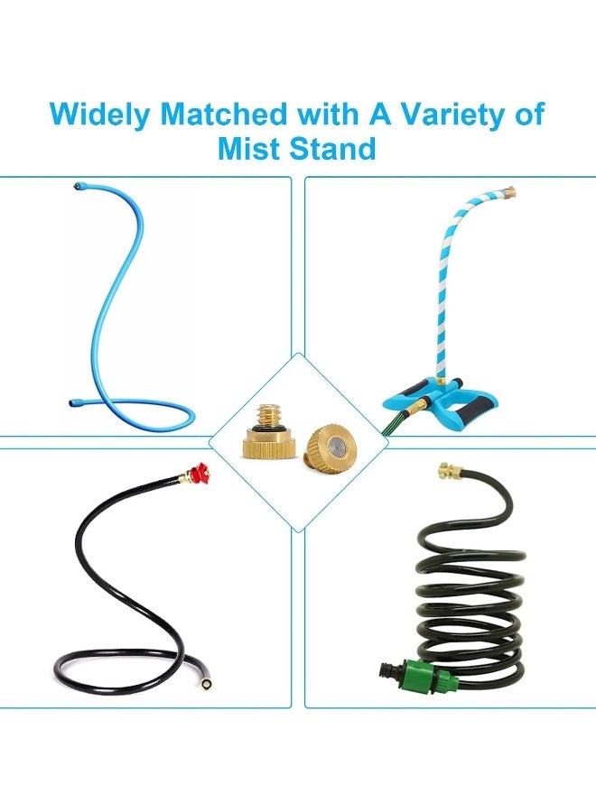 فوهات مisters للتبريد في الهواء الطلق، فوهة نحاسية لنظام التبريد الخارجي، رأس استبدال لبقرة الحديقة (0.4 مم، 20 قطعة) - Image 4