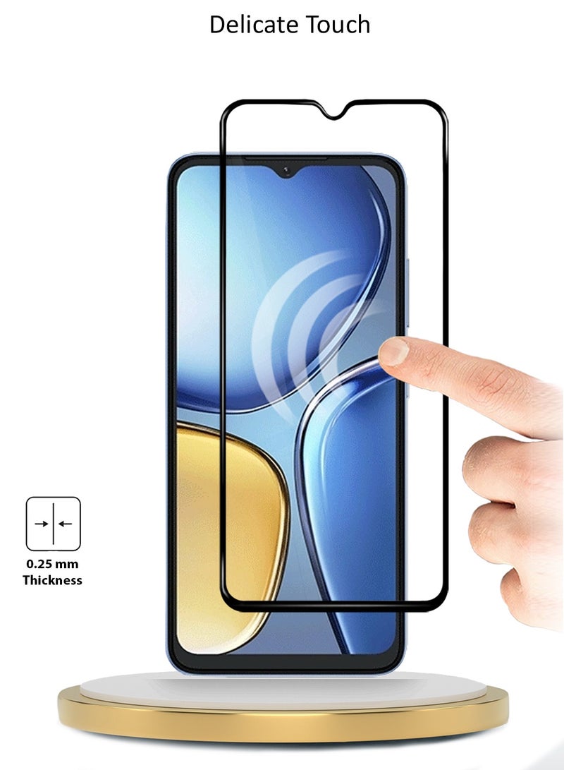 دبليو تيك جوجل بكسل 10 برو 5G 2025 سلسلة E2E الممتازة واقي شاشة زجاجي مقوى كامل الغراء تغطية كاملة (MSGECN) - شفاف/أسود - Image 4